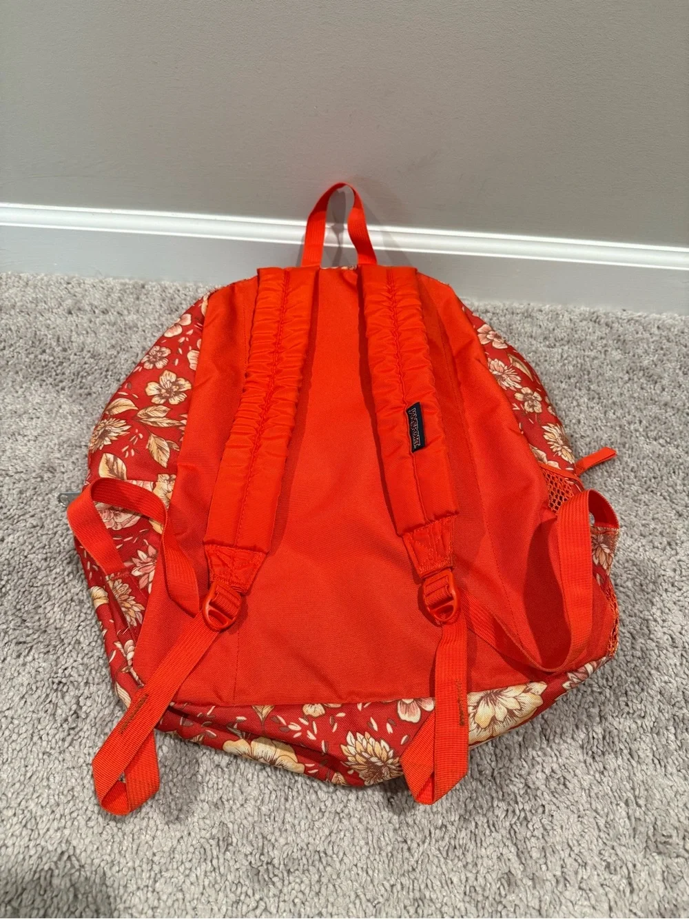 Jansport Red Floral Backpack